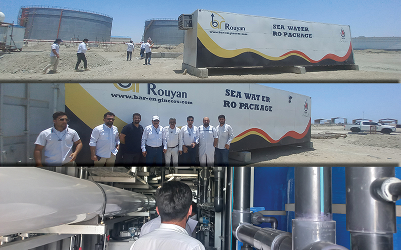 طراحی و ساخت پکیج آب شیرین کن کانتینری Skid Mounted RO